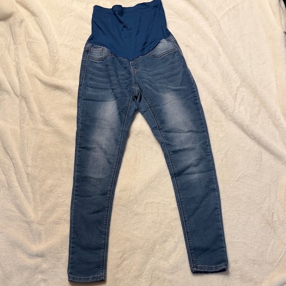 Angel Kiss Denim - Angel Kiss Blue High-Waisted Jeggings